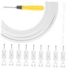 Flexible Curtain Track Set with Accessories for Office Drapes view 1