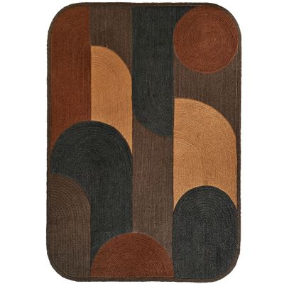 6x12 Ft Hand Woven Jute Runner Rug - Farmhouse Rustic Vintage Braided Large Area Rug - Eco Friendly Runner Carpets for Kitchen/Hallway/Living Room/Bedroom Home Decor
