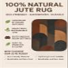 6x12 Ft Hand Woven Jute Runner Rug - Farmhouse Rustic Vintage Braided Large Area Rug - Eco Friendly Runner Carpets for Kitchen/Hallway/Living Room/Bedroom Home Decor view 4