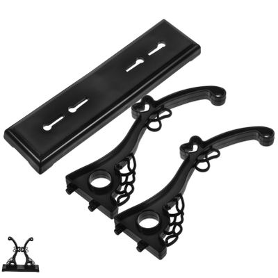 HOLIDYOYO Folding Stand Sturdy Desktop Holder for Round Folding Fans Compact Decorative Base for Home Event Use Reliable Support for