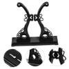 HOLIDYOYO Folding Stand Sturdy Desktop Holder for Round Folding Fans Compact Decorative Base for Home Event Use Reliable Support for view 2