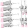 HOLIDYOYO 20pcs Non- Clothespins Clips for Laundry Quilts Socks Portable Lightweight for Drying view 1