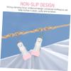HOLIDYOYO 20pcs Non- Clothespins Clips for Laundry Quilts Socks Portable Lightweight for Drying view 4