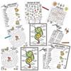 Amscan Fun & Educational Multicolor Chinese New Year Activity Sheets - 11" x 8.5" (Pack of 11) - Exciting & Entertaining Design - Ideal for Family Festivities view 1