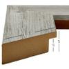 Craig Frames American Barn, 18x18 Picture Frame, Faux Barnwood, Light Grey Oak view 2