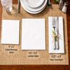 Boston International Paper Napkins Disposable 3-Ply Party Pack | Watercolor Art, 5" x 5" Cocktail Napkin 20-Count, Clementine view 3