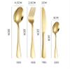 HIDEERPPY Silverware Set, 4/16/24/32 Pieces Stainless Steel Tableware Set Hotel Home Steak Knife Fork Spoon, Flatware Set (Color : Rainbow, Size : 1Set-4Pcs) view 2