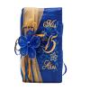 Lassos Boutique 5 Piece Quinceanera Set Mis Quince Set with Kneeling Pillow, Tiara Pillow, Guestbook, Photo Album, Spanish Bible, My Sweet 15 Decorations (Royal Blue/Gold with English Bible) view 2