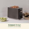 Cuisinart Soho Collection 2-Slice Toaster, 7 Toaster Setting, Defrost, Reheat, and Bagel Setting, Convenient Rear Cord Storage, Black, CPT-7BK view 2