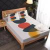 Abstract Sheets Twin XL Sheet Sets - Geometric Bed Sheets, Soft Microfiber & Deep Pocket & Wrinkle Free Patterned Bedding Sheets & Pillowcases, 3 Piece ( 1 Fitted Sheet, 1 Flat Sheet, 1 Pillow Case ) view 2