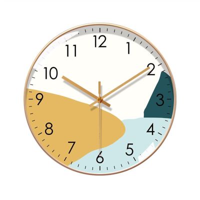 CHICKEN Wall Decor Modern Wall Clock Luxury Simple Wall Clock Living Room Dining Room Bedroom Wall Art Decoration Wall Clock Clock for Bedroom (Size : 12inch)