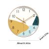 CHICKEN Wall Decor Modern Wall Clock Luxury Simple Wall Clock Living Room Dining Room Bedroom Wall Art Decoration Wall Clock Clock for Bedroom (Size : 12inch) view 2