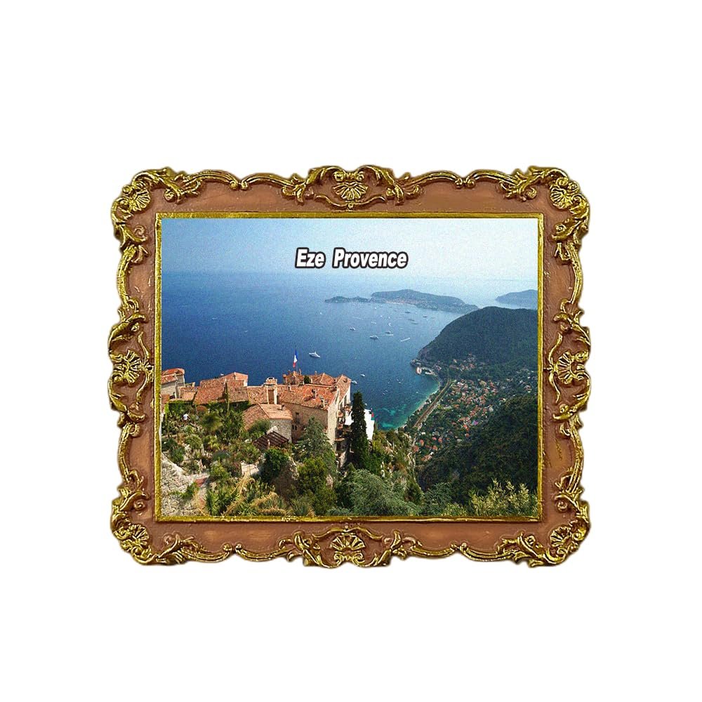 Eze Provence France Refrigerator Magnet 3D Travel Souvenir Fridge Decoration Magnetic Sticker Craft Collection