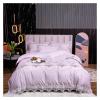 ADovz 1200TC Egyptian Cotton Flowers Embroidery Princess Wedding Bedding Set Lace Duvet Cover Set Bed Sheet Or Fitted Sheet Pillowcase,Bed Sheets view 1