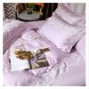ADovz 1200TC Egyptian Cotton Flowers Embroidery Princess Wedding Bedding Set Lace Duvet Cover Set Bed Sheet Or Fitted Sheet Pillowcase,Bed Sheets view 3