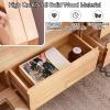 XRRJFYH Wood TV Stand Floating TV Console TV Table with Drawers Media Console TV Cabinet Entertainment Center (Color : White, Size : 160CM/63IN) view 3