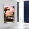 18x24" Led Movie Photo Poster Frame Wall Mounting Art Picture Frame Rectangular Aluminium Light Box Sign Holder Display-Us Stock (Silver) for Movie Poster Advertising Display view 4