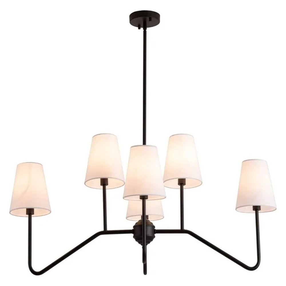 American Wrought Iron Chandelier Simple Living Room Personality - Industrial Style Chandelier Decorative Lighting Ceiling,Pendant