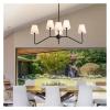 American Wrought Iron Chandelier Simple Living Room Personality - Industrial Style Chandelier Decorative Lighting Ceiling,Pendant view 3