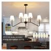 American Wrought Iron Chandelier Simple Living Room Personality - Industrial Style Chandelier Decorative Lighting Ceiling,Pendant view 4