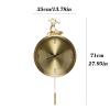 CHICKEN Wall Decor Modern Wall Clock with Pendulum Deer Shape Wall Clock Living Room Mute Decorative Clock Study Fashion Clock Clock for Bedroom view 2