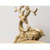CHICKEN Wall Decor Modern Wall Clock with Pendulum Deer Shape Wall Clock Living Room Mute Decorative Clock Study Fashion Clock Clock for Bedroom view 3