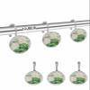 St. Patrick's Day Shower Curtain Hooks, Spring Eucalyptus Leaves Shamrocks Gold Truck 12PCS Shower Curtain Hooks Rings for Bathroom Stainless Steel Rust Resistant Shower Curtain Hangers view 2