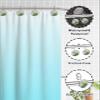 St. Patrick's Day Shower Curtain Hooks, Spring Eucalyptus Leaves Shamrocks Gold Truck 12PCS Shower Curtain Hooks Rings for Bathroom Stainless Steel Rust Resistant Shower Curtain Hangers view 4