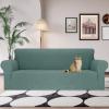 JIVINER Stretch Oversized Sofa Covers 1 Piece 4 Seater Couch Covers Jacquard Universal Sofa Slipcovers for Extra Large Funiture Protector for Kids, Pets (Pea Green, XL Sofa) view 2