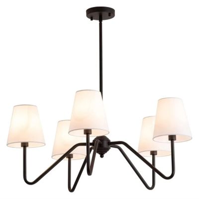 American Wrought Iron Chandelier Simple Living Room Personality - Industrial Style Chandelier Decorative Lighting Ceiling,Pendant