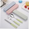 MAGICLULU Travel Camping Cutlery Set Stainless Steel Ceramic Spoons Forks Chopsticks Compact for Home view 2