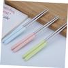 MAGICLULU Travel Camping Cutlery Set Stainless Steel Ceramic Spoons Forks Chopsticks Compact for Home view 3