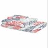 Bath Towel Sets,Summer Red Navy Blue Coral White Bathroom Towels Soft Hand Towel Washcloth Cotton Towel Set,Absorbent Soft Bath Set for Hotel Beach Pool Coastal Marine Theme Sealife Towels view 2