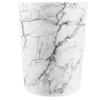 SEDLAV 5 Gallon Office Trash Can - Sleek White Marble, Sturdy Plastic Design for Professional Spaces view 1
