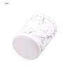 SEDLAV 5 Gallon Office Trash Can - Sleek White Marble, Sturdy Plastic Design for Professional Spaces view 2