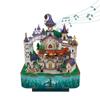 Tonecheer Wooden Music Box Puzzle for Adults,DIY Rotating Music Box Kit 3D Creative Musical Puzzle Crafts Model Building Kits Desk Decor for Teens Kids Birthday Gift (Magical Castle) view 1