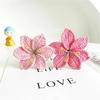 Hcclijo Hand Knitted Lily Tulip Rose Crochet Flower Artificial Flower Bouquet Desktop Decoration view 4