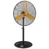 AIRWIZARD 30 inch Oscillating Industrial Pedestal Fan, 8550 CFM High Velocity Metal Commercial Standing Fan, 3 Speeds, Adjustable Height and Tilt, for Warehouse, Garage, Shop view 1