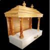 Blackperlcrafts by White Home Temple/Traditional Temple Mandir/South Indian Temple/Wood Temple/Pooja Mandir/Puja Mandir/Carving Temple/Temple Home/Wood mandir Gift view 1