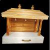 Blackperlcrafts by White Home Temple/Traditional Temple Mandir/South Indian Temple/Wood Temple/Pooja Mandir/Puja Mandir/Carving Temple/Temple Home/Wood mandir Gift view 2