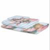 Bath Towel Sets,Easter Bunny Egg Floral Blue White Buffalo Plaid Bathroom Towels Soft Hand Towel Washcloth Cotton Towel Set,Absorbent Soft Bath Set for Hotel Beach Pool Rabbit Flower Towels view 2