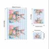 Bath Towel Sets,Easter Bunny Egg Floral Blue White Buffalo Plaid Bathroom Towels Soft Hand Towel Washcloth Cotton Towel Set,Absorbent Soft Bath Set for Hotel Beach Pool Rabbit Flower Towels view 4