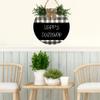 Uptell Happy Passover Day Wood Plaque 12 Inches Wreath Passover Sign for Home Door Entryway Porch Farmhouse Decor view 3