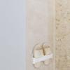 DEARMAMY Wall Mount Slippers Storage Rack Adhesive Hooks No-Drill Slipper Organizer for Bathroom Kitchen and Entryway Resistant Design Easy to Clean and Install view 2