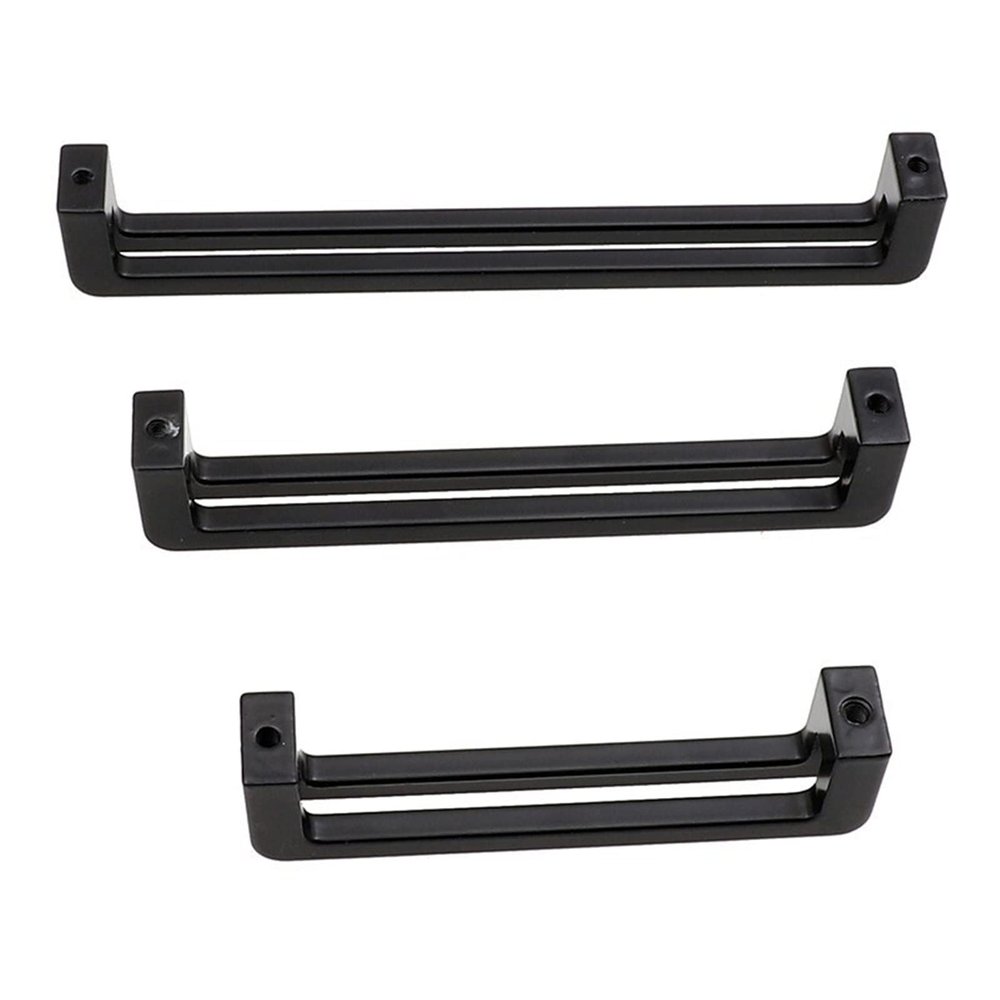 Zinc Alloy Black Cabinet Handles Kitchen Door Pulls Drawer Knobs Furniture Handle 1Pcs