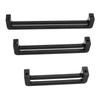 Zinc Alloy Black Cabinet Handles Kitchen Door Pulls Drawer Knobs Furniture Handle 1Pcs view 1