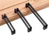 Zinc Alloy Black Cabinet Handles Kitchen Door Pulls Drawer Knobs Furniture Handle 1Pcs view 3