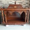 Blackperlcrafts by Home Temple Brown Teakwood Pooja Mandir/Carving Temple/Wooden Alter,Hindu Pooja mandir Wooden Temples/Temple Dome/Hindu Mandir/Puja Mandir Gift view 1