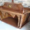 Blackperlcrafts by Home Temple Brown Teakwood Pooja Mandir/Carving Temple/Wooden Alter,Hindu Pooja mandir Wooden Temples/Temple Dome/Hindu Mandir/Puja Mandir Gift view 4