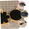 BIUDECO 5pcs Rustic Chalkboard Standing Sign Vertical Memo Board for Kitchen Bar Table Decor view 2